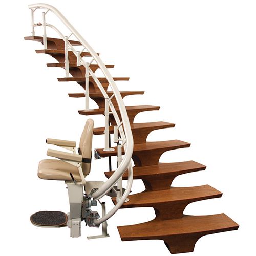 CSL500 Helix Curved Stair Lift
